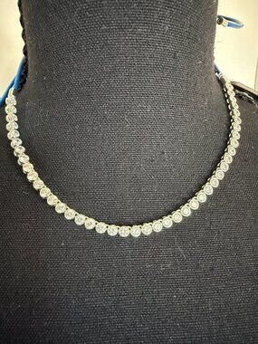 J Crew Adjustable Tennis Necklace